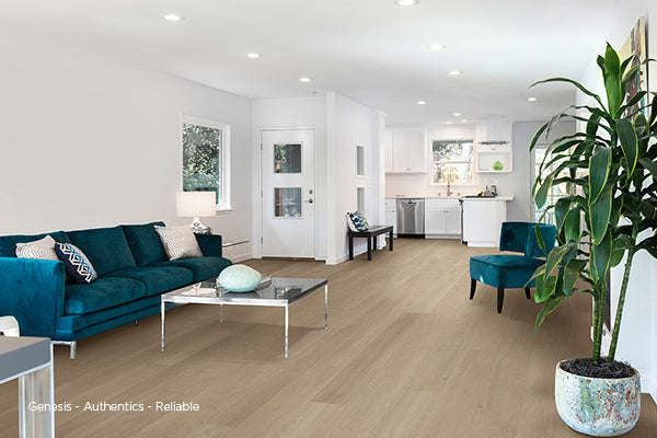 Creating a Comfortable and Contemporary Living Room with Luxury Vinyl Plank