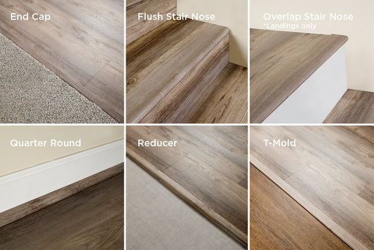 A Guide to Choosing & Installing Luxury Vinyl Flooring Transitions and Trims