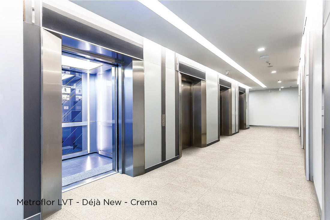 Deja New commercial glue down vinyl plank flooring for Contractors and Property Managers